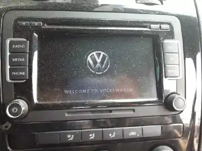Second-hand car spare part audio system / radio cd for volkswagen scirocco (138) cuu oem iam references 3c8035195j  