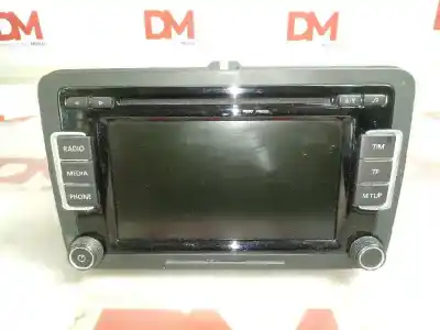 Second-hand car spare part audio system / radio cd for volkswagen scirocco (138) cuu oem iam references 3c8035195j  
