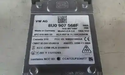 Автозапчастина б/у електронний модуль для audi q3 (8ug) attraction quattro посилання на oem iam 8u0907568f nuevo  