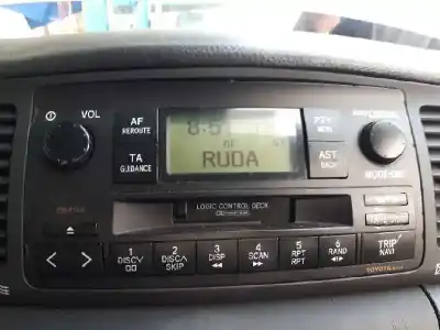 İkinci el araba yedek parçası ses sistemi / radyo cd için toyota corolla (e12) 4zz-fe oem iam referansları sarte124zzfe10  