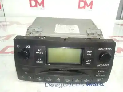 İkinci el araba yedek parçası ses sistemi / radyo cd için toyota corolla (e12) 4zz-fe oem iam referansları sarte124zzfe10  
