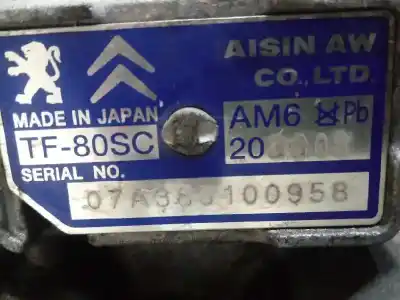 Автозапчастина б/у коробка передач для citroen c6 business посилання на oem iam tf80sc  