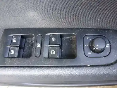 Peça sobressalente para automóvel em segunda mão botão / interruptor elevador vidro dianteiro esquerdo por skoda suberb (3t4) 1.9 tdi 105 cv / 77 kw referências oem iam 