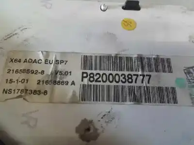 Second-hand car spare part dashboard for renault megane i scenic ja renault oem iam references p8200038777  