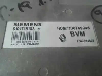 Second-hand car spare part ecu engine control for renault r 19 berl. con portón (b/c53) 1.7 (b/c53b) oem iam references 7700864507  