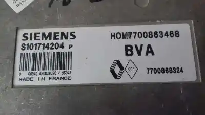 Second-hand car spare part ecu engine control for renault r 19 berl. con portón (b/c53) 1.7 (b/c53b) oem iam references 7700868324  