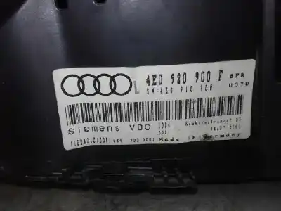 Peça sobressalente para automóvel em segunda mão quadrante por audi a8 (4e2) 4.0 v8 32v tdi biturbo cat (ase) referências oem iam 4e0920900f  