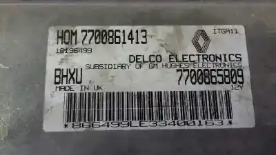 Second-hand car spare part ecu engine control for renault r 19 berl. con portón (b/c53) 1.7 (b/c53b) oem iam references 7700865809  