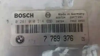 Second-hand car spare part ecu engine control for bmw x5 (e53) 3.0 24v turbodiesel cat oem iam references 0281010314  