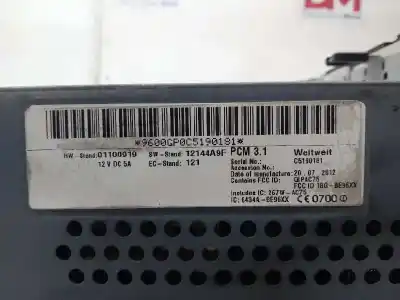 Second-hand car spare part multifunction display for porsche panamera diesel oem iam references 7pp919193bq  