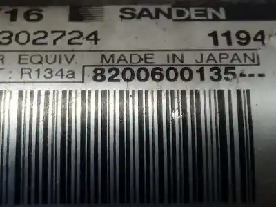 Автозапчастина б/у компресор кондиционера для dacia logan ambiance посилання на oem iam 8200600135  