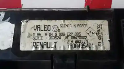Second-hand car spare part climate control for renault megane i scenic ja renault oem iam references 7700435401  