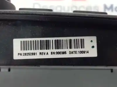 Second-hand car spare part audio system / radio cd for opel combo d kasten l2h1 2.4t oem iam references 7355978470  