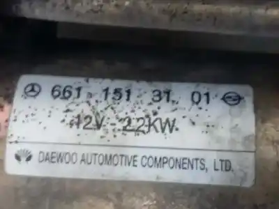 Автозапчастина б/у двигун запускається для ssangyong musso 2.3 turbodiesel cat посилання на oem iam 6611513101  