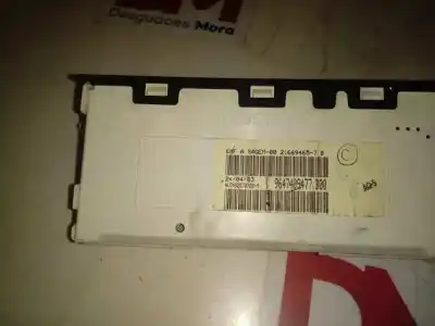Second-hand car spare part multifunction display for citroen c2 cool oem iam references 9647409477  