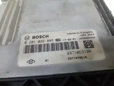 Tweedehands auto-onderdeel ecu motorcontroller voor renault kangoo dynamique oem iam-referenties 0281032885  