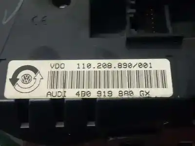 Second-hand car spare part dashboard for audi a6 c5 (4b2) 1.9 tdi oem iam references 4b0919880gx  