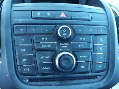 Peça sobressalente para automóvel em segunda mão sistema de áudio / rádio cd por opel zafira tourer expression referências oem iam 13406657
