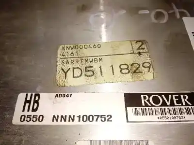 Second-hand car spare part ecu engine control for rover 25 1.4 oem iam references yd511829  