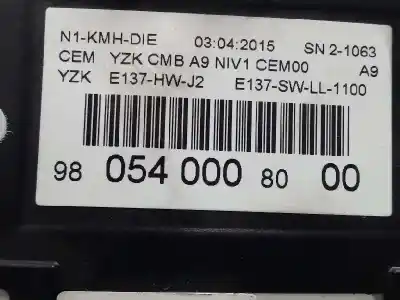 Peça sobressalente para automóvel em segunda mão quadrante por peugeot 208 access referências oem iam cip20812  