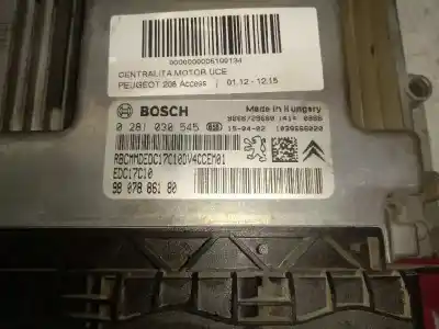 Pezzo di ricambio per auto di seconda mano centralina motore per peugeot 208 access riferimenti oem iam 9807886180