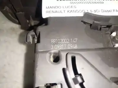 Second-hand car spare part headlights switch for renault kangoo 1.5 dci diesel fap oem iam references 88102002  