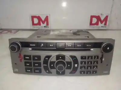 Second-hand car spare part audio system / radio cd for peugeot 407 sw 2.0 16v hdi fap cat (rhr / dw10bted4) oem iam references   