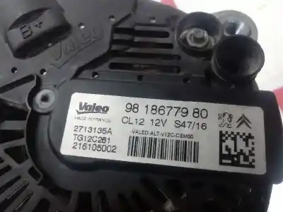 Second-hand car spare part alternator for citroen c3 feel oem iam references 9818677980  