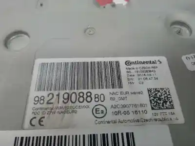 Автозапчастина б/у аудіо система / радіо cd для ds 4 crossback style посилання на oem iam 9821908880  