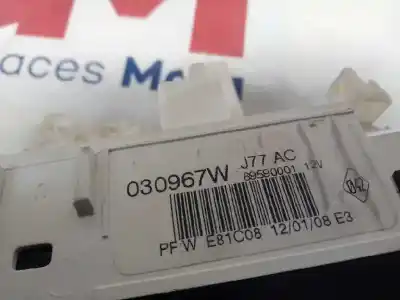 Peça sobressalente para automóvel em segunda mão comando de sofagem (chauffage / ar condicionado)  por renault clio iii exception referências oem iam 030967w  
