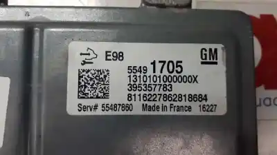 Pezzo di ricambio per auto di seconda mano CENTRALINA MOTORE per OPEL MOKKA X  Riferimenti OEM IAM 55491705  