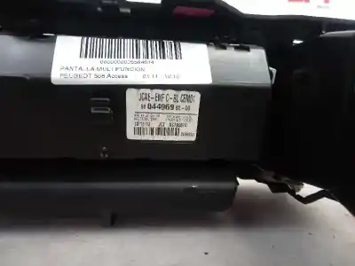 Second-hand car spare part multifunction display for peugeot 508 access oem iam references 9804496980  