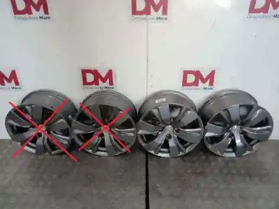 Peça sobressalente para automóvel em segunda mão JOGO DE JANTES por PEUGEOT 2008 (P1)  Referências OEM IAM 16 PULGADAS  
