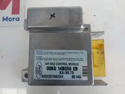Second-hand car spare part airbag control unit for ford ka (ccq) básico oem iam references 98kg14b056eb