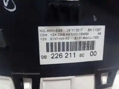 Peça sobressalente para automóvel em segunda mão quadrante por peugeot 208 access referências oem iam cip20812  