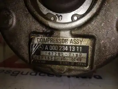 Second-hand car spare part air conditioning compressor for mercedes-benz 190 (bm 201) e 190 (201.024) 113 cv / 83 kw oem iam references a0002341311  