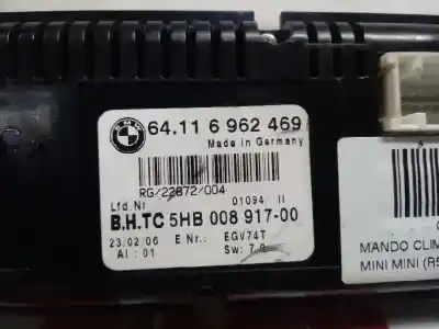 Peça sobressalente para automóvel em segunda mão comando de sofagem (chauffage / ar condicionado) por mini mini (r50,r53) cooper referências oem iam 6411692469  