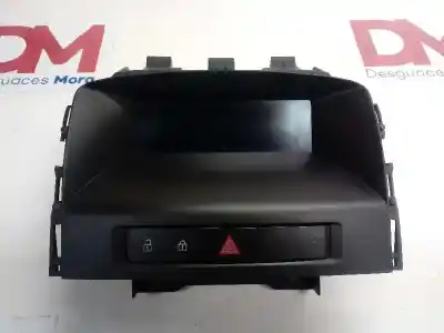 Second-hand car spare part multifunction display for opel astra j lim. cosmo oem iam references 13267984  