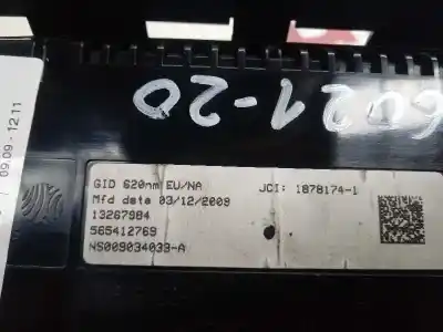 Second-hand car spare part multifunction display for opel astra j lim. cosmo oem iam references 13267984  