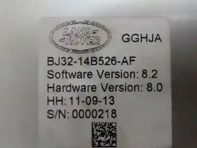 Second-hand car spare part electronic module for land rover evoque dynamic oem iam references bj3214b526af  