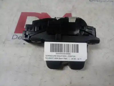 Second-hand car spare part trunk lock for peugeot 3008 sport pack oem iam references 9671153580
