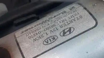 Peça sobressalente para automóvel em segunda mão motor de arranque por kia stonic (ybcuv) black edition referências oem iam 3610004270