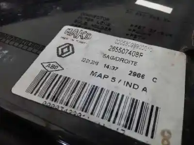 Second-hand car spare part right tailgate light for otras marcas clio iv grandtour k9ke6 oem iam references 265507408r  