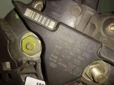 Pezzo di ricambio per auto di seconda mano alternatore per opel vectra c (z02) 2.2 dti 16v (f69) riferimenti oem iam 0124515080  