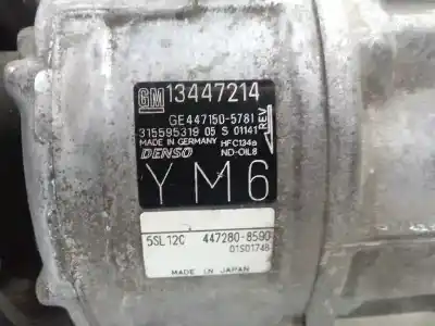 Second-hand car spare part air conditioning compressor for opel corsa e business oem iam references 13447214  