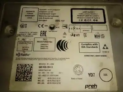 Автозапчастина б/у gps навігаційна система для skoda octavia iii combi (5e5, 5e6) 1.0 tsi посилання на oem iam 5q0035864b  