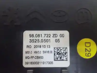 Pezzo di ricambio per auto di seconda mano controllo climatico per citroen jumpy combi 1.6 blue-hdi fap riferimenti oem iam mccj16  