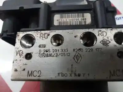 Pezzo di ricambio per auto di seconda mano abs per renault kangoo (f/kc0) alize riferimenti oem iam 8200229137  