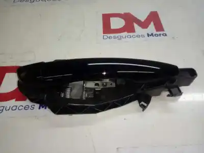 Second-hand car spare part exterior left rear door handle for peugeot rifter gt line standard oem iam references 9802977180