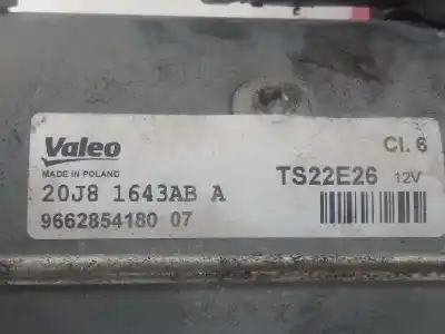 Piesă de schimb auto la mâna a doua electromotor pentru citroen jumpy fugón 1.6 blue-hdi fap referințe oem iam 9662854180  